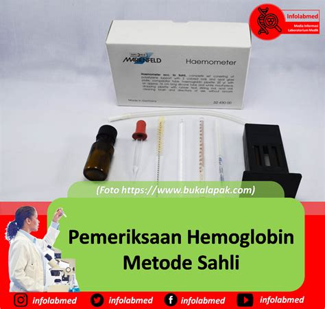Pemeriksaan Hemoglobin Metode Sahli