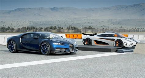 Vídeo Forza Motorsport Enfrenta Al Bugatti Chiron Y Al Koenigsegg One1 En Una ‘drag Race