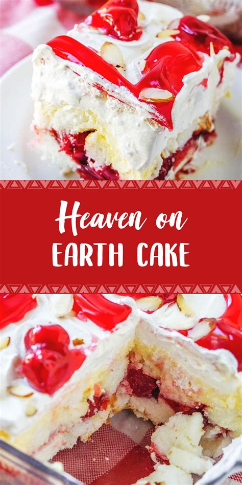 How to make heaven on earth cake this divine dessert, starts with angel food and a can of cherry pie filling. Heaven on Earth Cake in 2020 | Dessert recipes, Sweets ...