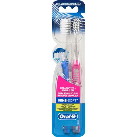 Oral B Sensi Soft Toothbrush Ultra Soft 2 Count Ctc Health