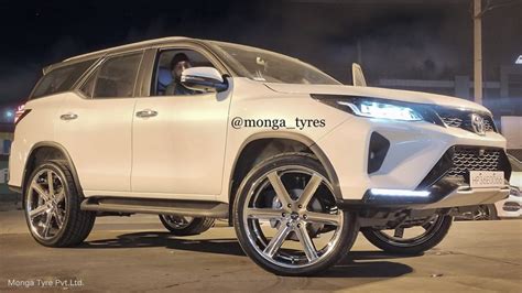 This Modified Toyota Fortuner Legender Wears Gigantic Inch Alloys