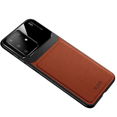 Dteck Slim Fit Case For Samsung Galaxy S20 Ultra Slim Faux Leather