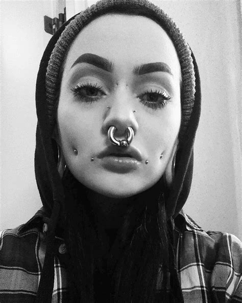 crazy piercings face piercings piercings for girls tattoos and piercings dimple piercing