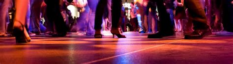 A Low Shot Of The Dance Floor With People Dancing Backyard Ballroombackyard Ballroom