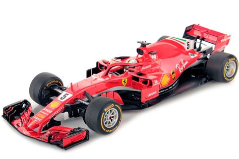 F1 ferrari sf71h sebastian vettel #5, 2018 season, bburago 1:43 scale gift model. FERRARI SF71H Ganador GP Australia 2018 S. Vettel - Incluye Vitrina - LookSmart Escala 1:18 ...