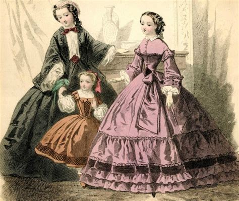 Ball gowns, evening dresses, etc. Fashionable Frocks of 1860 | Author Mimi Matthews