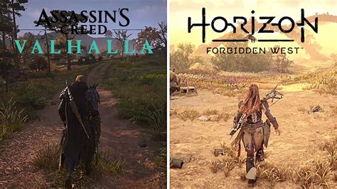Horizon Forbidden West Vs Assassin S Creed Valhalla Detailed