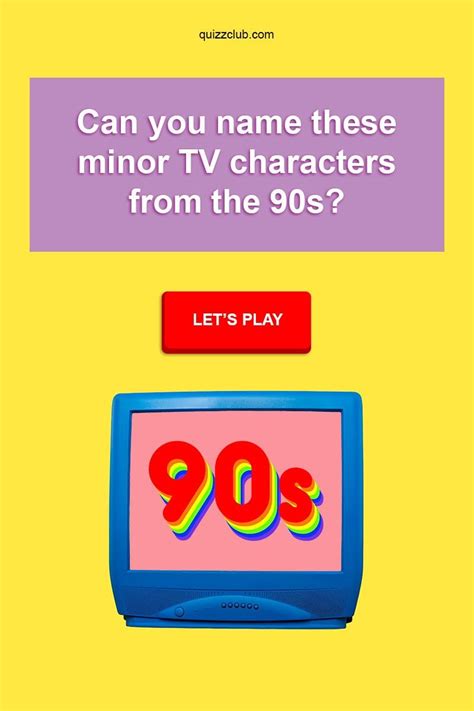 Can You Remember The Names Of These Minor Tv Characters From The 90s