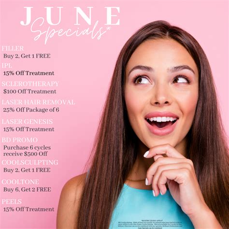 June Specials For Sacramento On Dermal Fillers Coolsculpting Laser Hair Removal And More