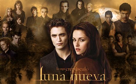 The Complete Cast Luna Nueva Wallpaper Twilight Crepúsculo