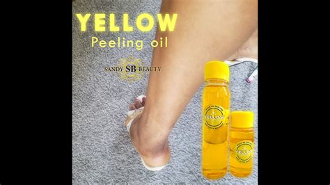 Yellow Peeling Oil Pour En Finir Avec Les Quintos Et Taches Noires