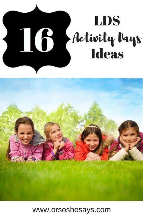 Lds Activity Days Ideas 16 Awesome Ideas For May