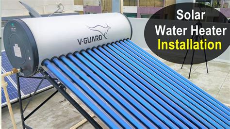 Solar Water Heater Installation 200 Liters YouTube