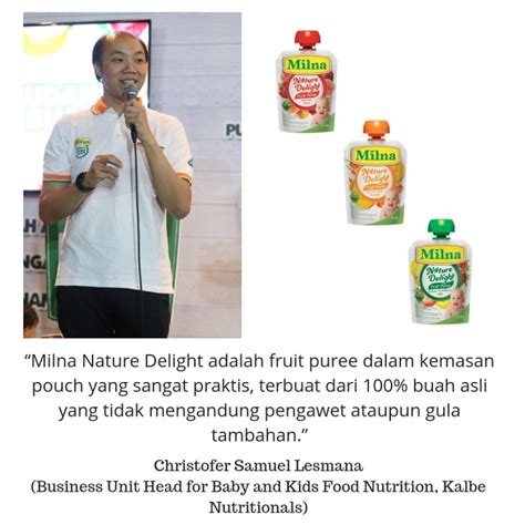 Tak lupa berikan milna nature delight, pure buah dalam kemasan praktis yang terbuat dari 100% buah asli, tanpa bahan pengawet, dan tanpa tambahan gula, serta tinggi vitamin untuk bantu si kecil. Enggak Baper Lagi, Ikut GEN BAPUR untuk Cara Mudah Makan ...