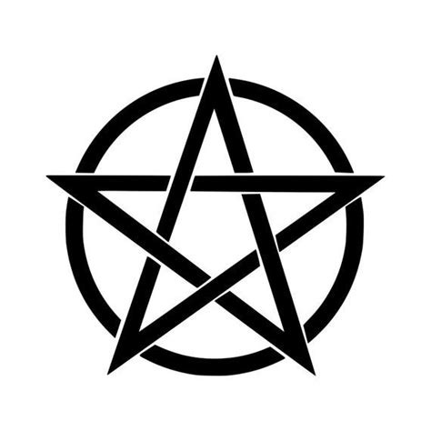 Endless Pentacle Vinyl Decal Sticker Pentagram Wiccan Pagan