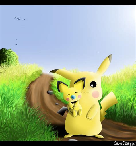Pikachu And Pichu By Supersmurgger On Deviantart