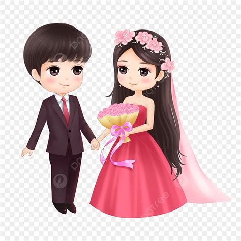Wedding Comics Png Transparent Valentines Day Couple Cartoon Wedding