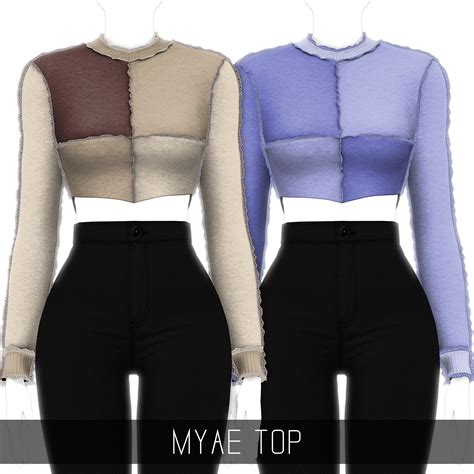 Myae Top From Simpliciaty Sims 4 Downloads