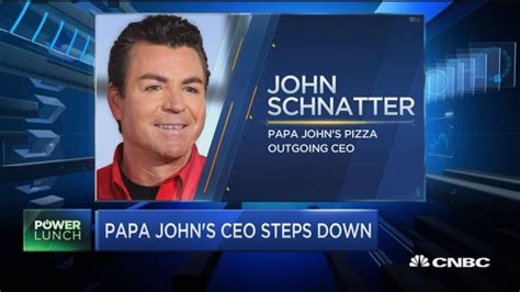Papa Johns Ceo Schnatter Steps Down