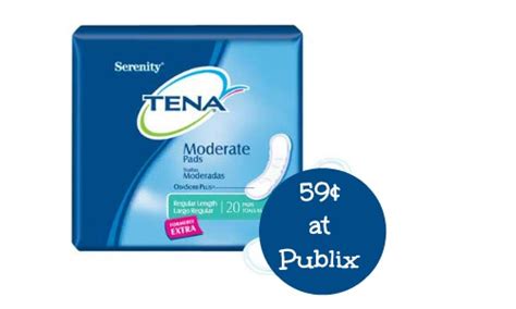 Tena Pads Coupon As Low As 45¢ Southern Savers