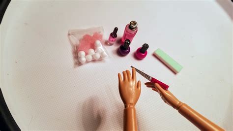 Barbie Manicure Set Miniature Finger Nail Polish Polish Etsy