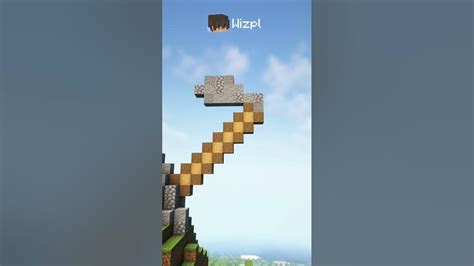 Pickaxe Statue In Minecraft ⛏️ Youtube