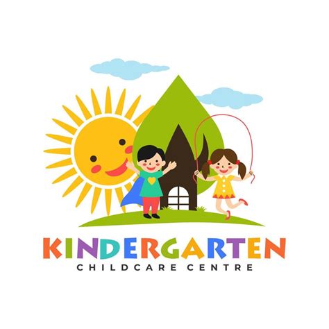 Plantillas De Logotipo De Jardín De Infantes Para Niños 6470457 Vector
