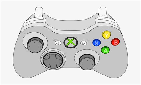 File Xbox 360 Controller Vector 744x500 Png Download Pngkit