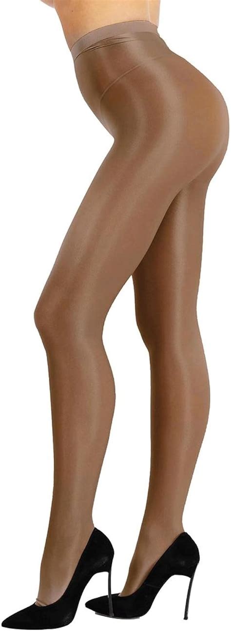 Winying Womens Silk Ultra Shimmery Oil Bright Hosiery Tights 70D