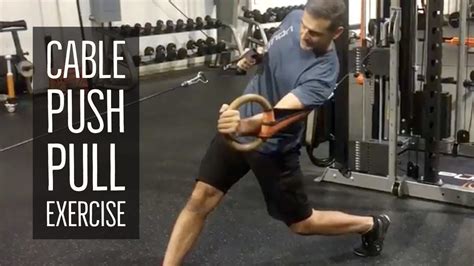 Push Pull Exercise Using The Cable Crossover Getphysical Youtube