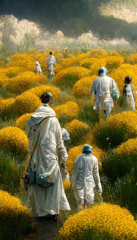 Scientists Walking Through The Asphodel Meadows By Fearxsome On Deviantart