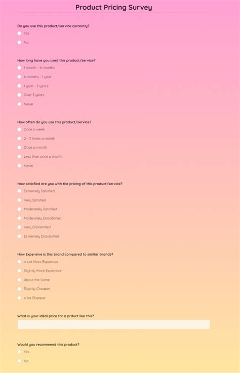 customer loyalty 25 survey questionnaires examples