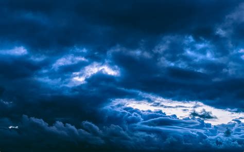 Download Storm Dark Clouds Sky Wallpaper 3840x2400 4k