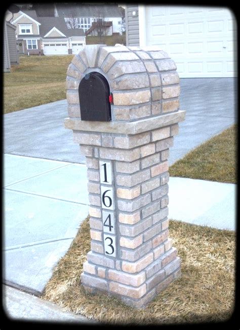 Stone And Brick Mailbox Design And Build Humes Masonry