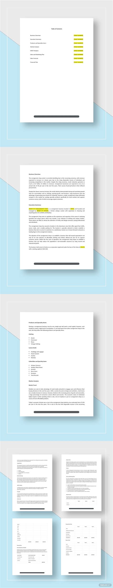 Easy to use, save, & print. Consignment Shop Business Plan Template #AD, , #affiliate, #Shop, #Consignment, #Business, #… in ...