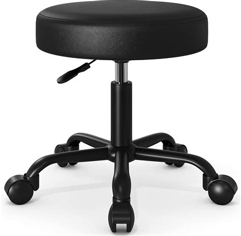 Hoomic Rolling Stool Swivel Salon Shop Stool Chair