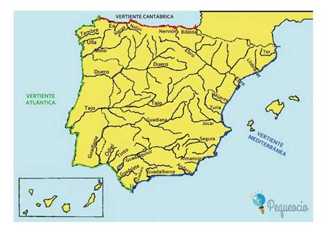 Mapa Rios De Espa A Para Imprimir Espa A Es Uno De Los Pa Ses Con M S