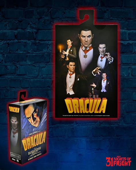 Universal Monsters Ultimate Dracula Packaging Neca 31 Nights Of