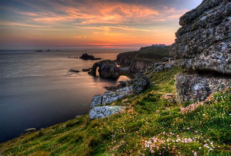 Lands End Sunset Cornwall Guide