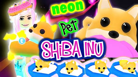 Glowing Neon Pet Shiba Inu From Secret Ancient Cave Raise A Pet