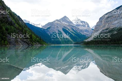 Kinney Lake At The Foot Of Mount Robson Mount Robson Provincial Park