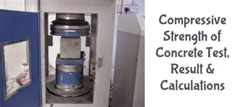 How To Check Compressive Strength Of Concrete Civiconcepts