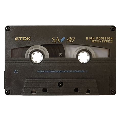 Tdk Sa90 Mid 90s Era Chrome Blank Audio Cassette Tapes Retro Style Media