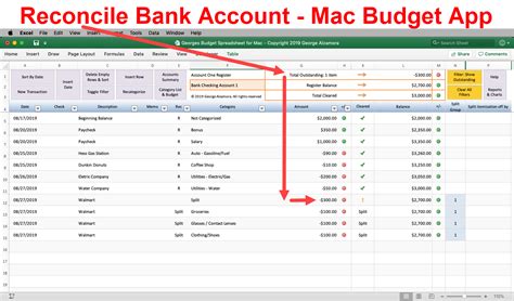 Georges Budget Spreadsheet for Mac v12.0 | Budget spreadsheet, Budget software, Personal budget ...