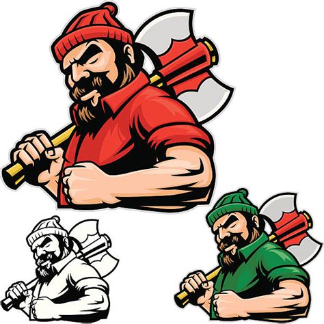 Royalty Free Lumberjack Clip Art Vector Images And Illustrations Istock