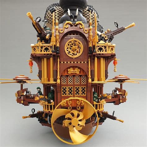 Steampunk Airship Steampunk Lego Lego Creative Lego Design