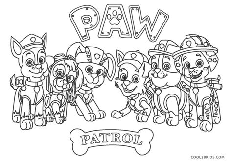 Disegni Da Colorare Paw Patrol Per Bambini Paw Patrol Da Colorare My