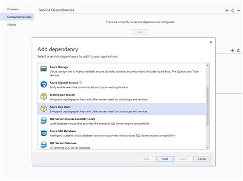 Add Key Vault Support To Your ASP NET Project Using Visual Studio Azure Key Vault Microsoft