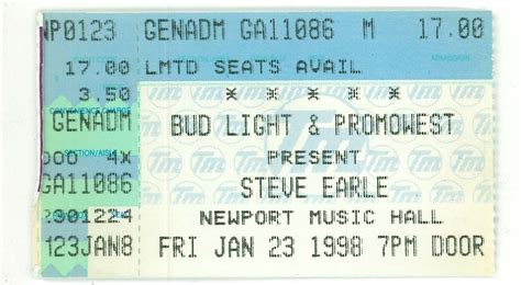 Steve Earle Concert And Tour History Updated For 2024 Concert Archives