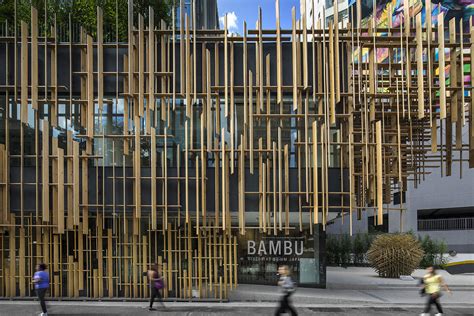 Kengo Kuma Plays With Japans Hinoki Wood And Concrete Patterned Blocks